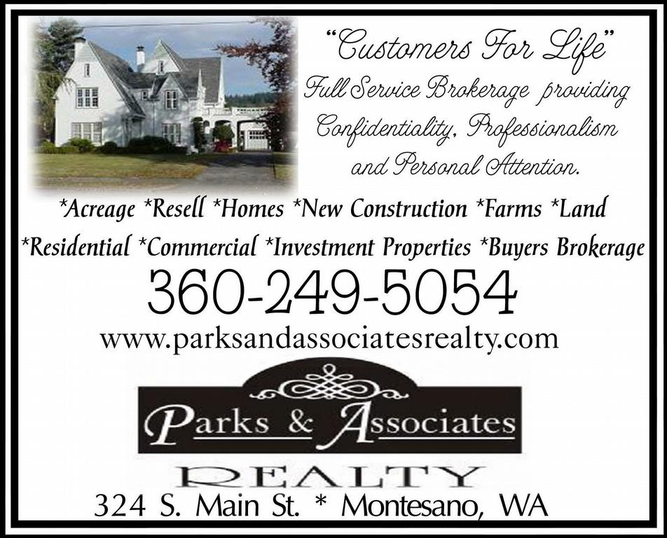 Parks & Associates Realty Montesano WA 98563 3602495054